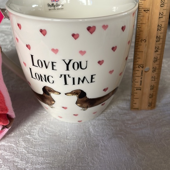 Dachshund Valentine’s Day large mug and sox combo - Picture 6 of 8